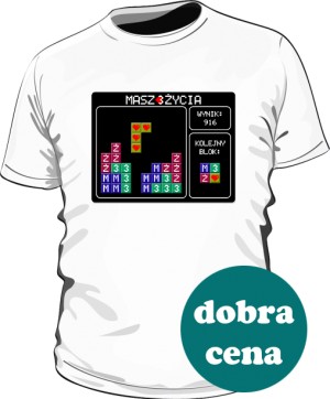 Koszulka Tetris biała
