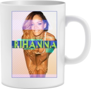Kubek z nadrukiem Rihanna