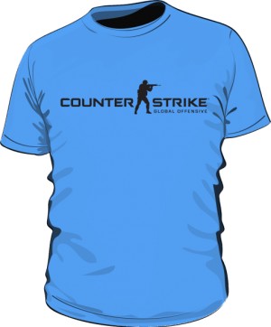 Koszulka Counter Strike niebieska