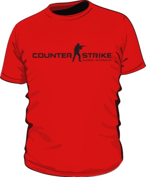 Koszulka Counter Strike czerwona