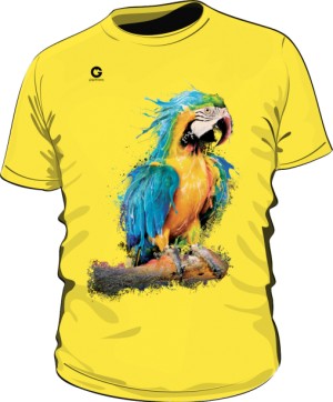 Niebieska Papuga koszulka