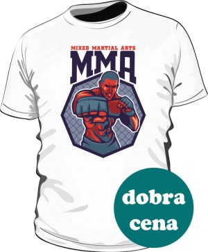 Koszulka MMA FIGHTER biała
