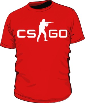 Koszulka męska CSGO czerwona