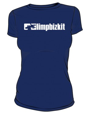 Koszulka granatowa Limp Bizkit logo