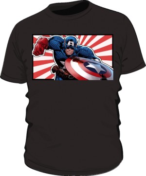 Koszulka czarna Kapitan Ameryka 4