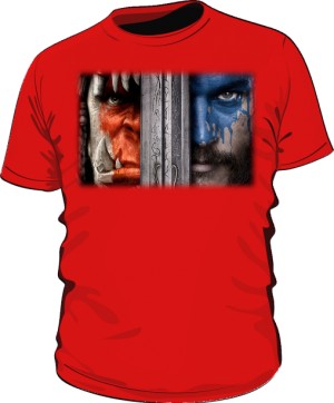 Koszulka męska czerwona Horde