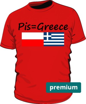 koszulka greece czerwona