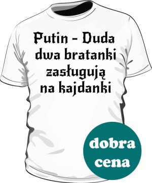 koszulka Putin biała