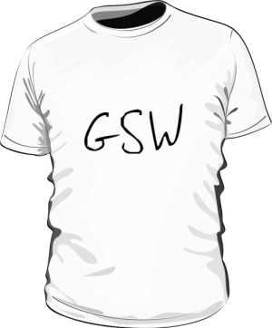 Koszulka GSW Ganja Collection 1 BIAŁA