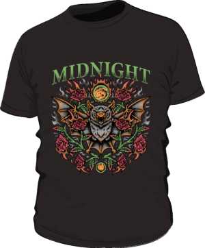 t shirt midnight czarny męski