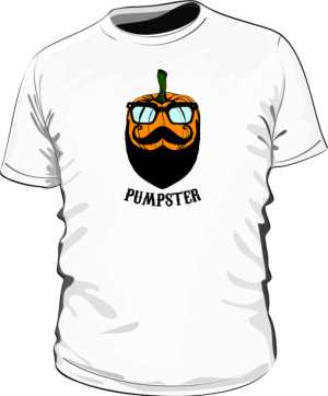 Pumpster Hipster Koszulka Na Halloween