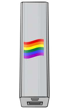 Power Bank flaga LGBT