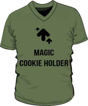 Męska koszulka Magic Cookie Holder