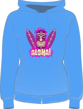 Bluza damska z kapturem Aloha Surf