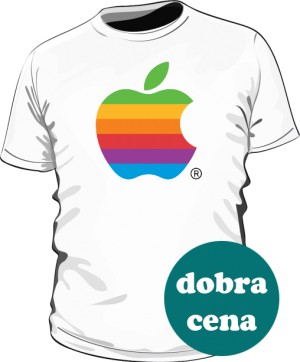 Koszulka biała Apple color