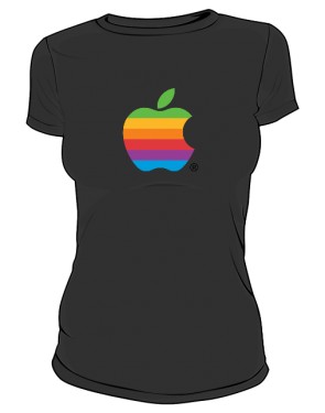 Koszulka damska Apple color
