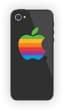 Etui czarne IPhone 5 5s Apple color