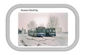 Naszywka z rzepem Scania OmniCity