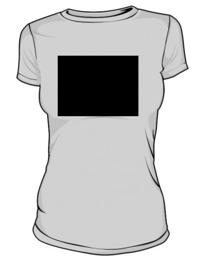 Autorska grafika na szarej koszulce
