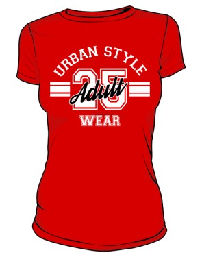 Koszulka  Damska Urban Style Wear kolor