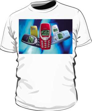 Koszulka z nadrukiem Nokia3310
