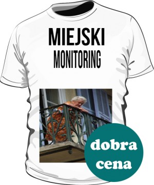 koszulka męska miejski monitoring