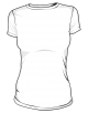 Koszulka t-shirt slim damska sitodruk