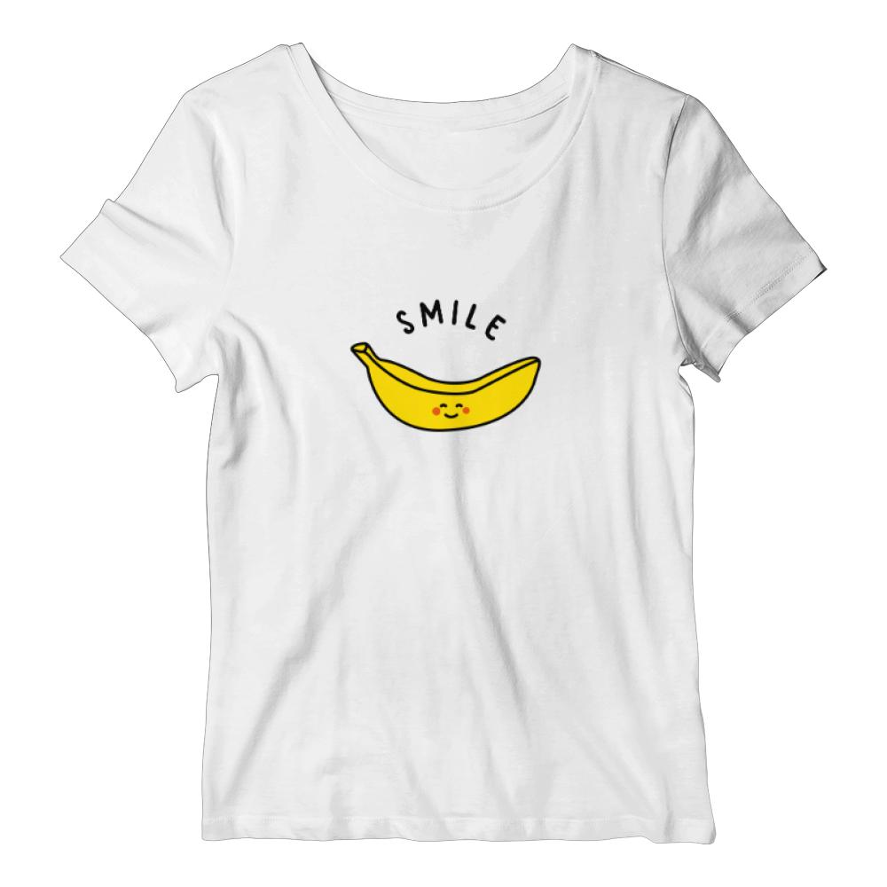 Banan smile koszulka damska