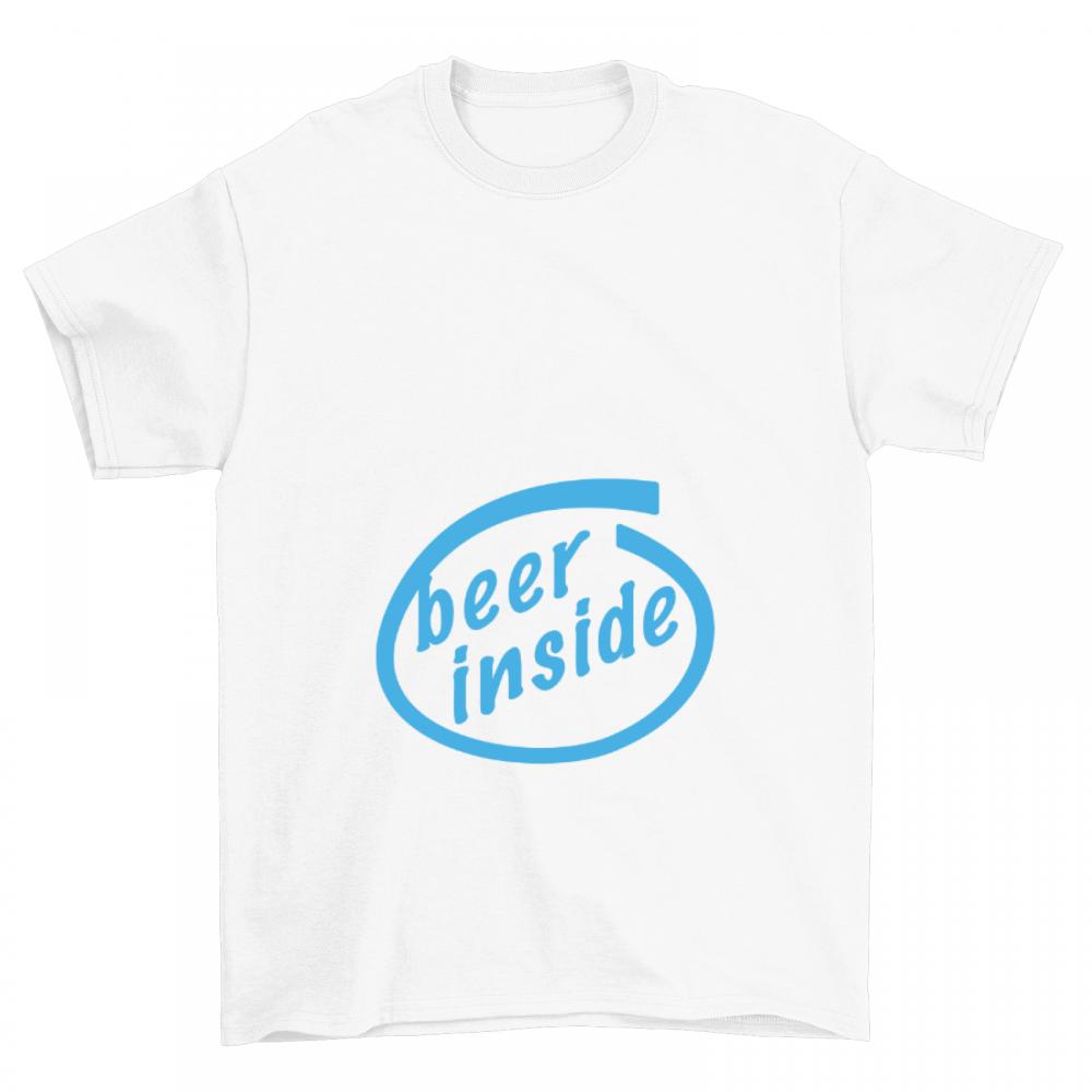 Beer inside 1 koszulka męska
