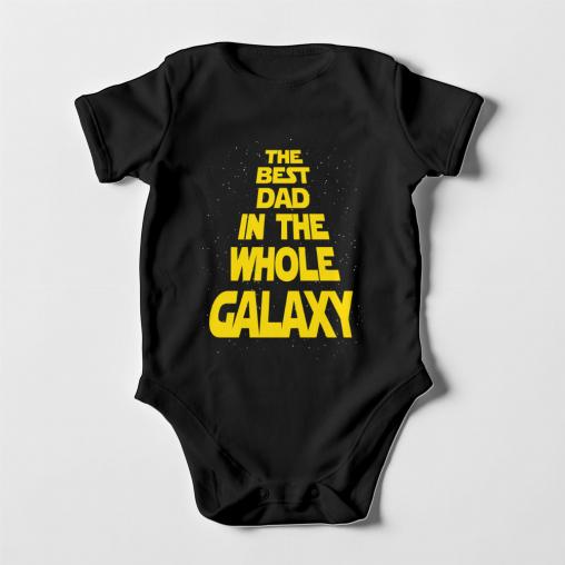 Best dad in the galaxy body dziecięce