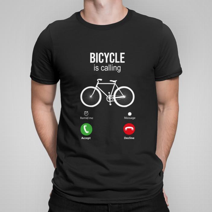 Bicycle is calling 2 koszulka męska