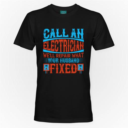 Call an electrician koszulka męska