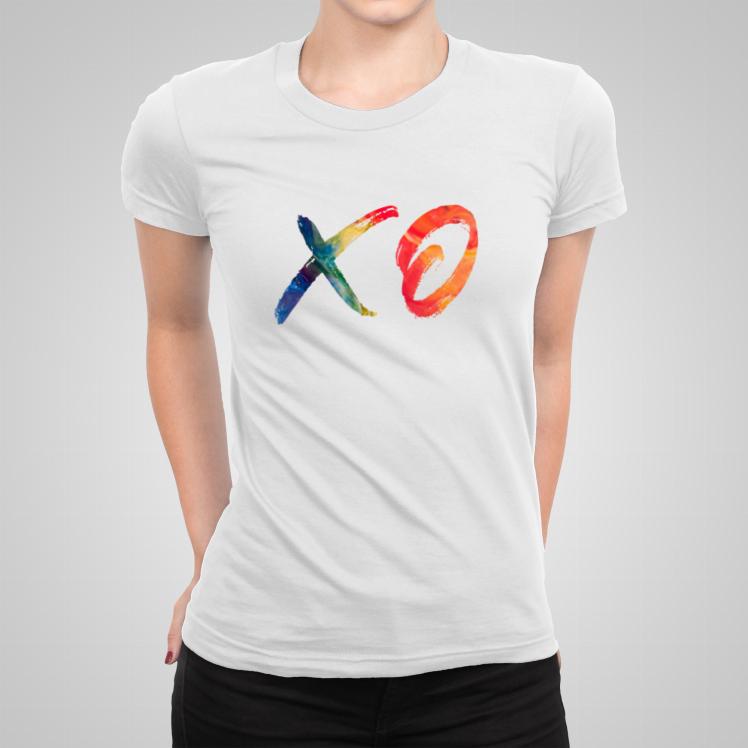 Całuski i uściski - XO koszulka damska