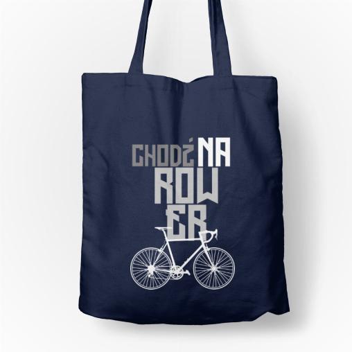 Chodź na rower torba bawełniana