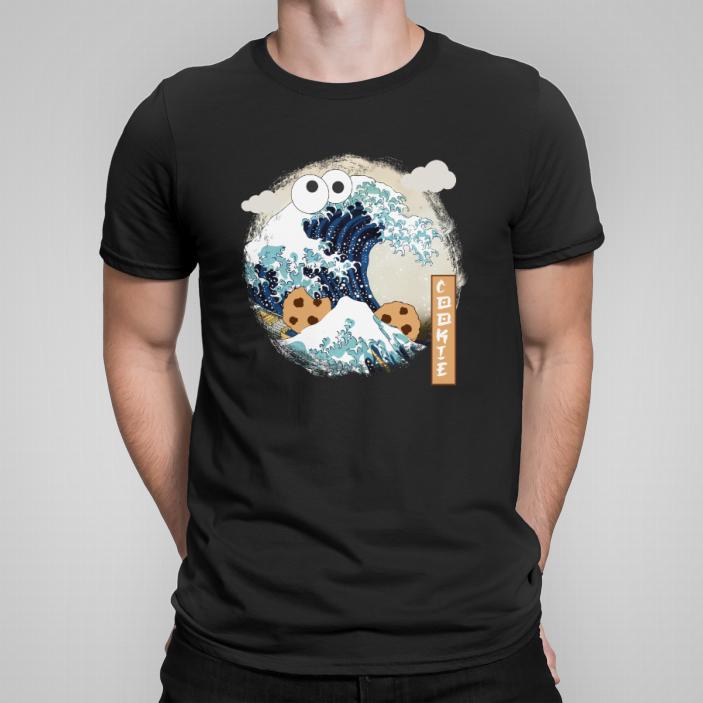 Cookie Monster Fala koszulka męska
