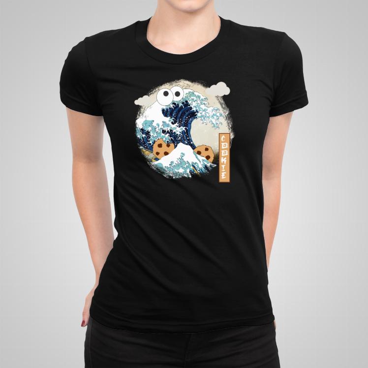 Cookie Monster Fala koszulka damska