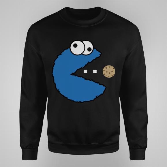 Cookie Monster Pac Man bluza męska bez kaptura