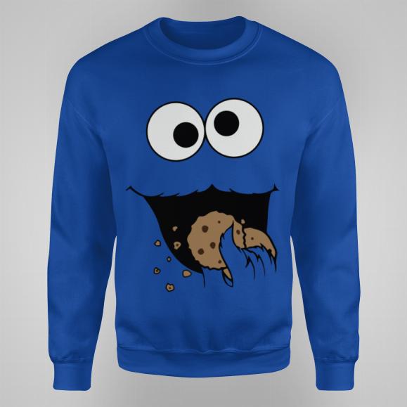 Cookie Monster bluza męska bez kaptura