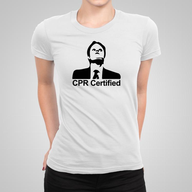 CPR Certified koszulka damska