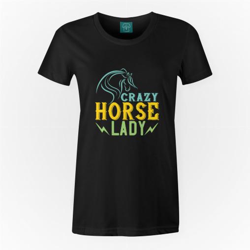 Crazy Horse Lady koszulka damska