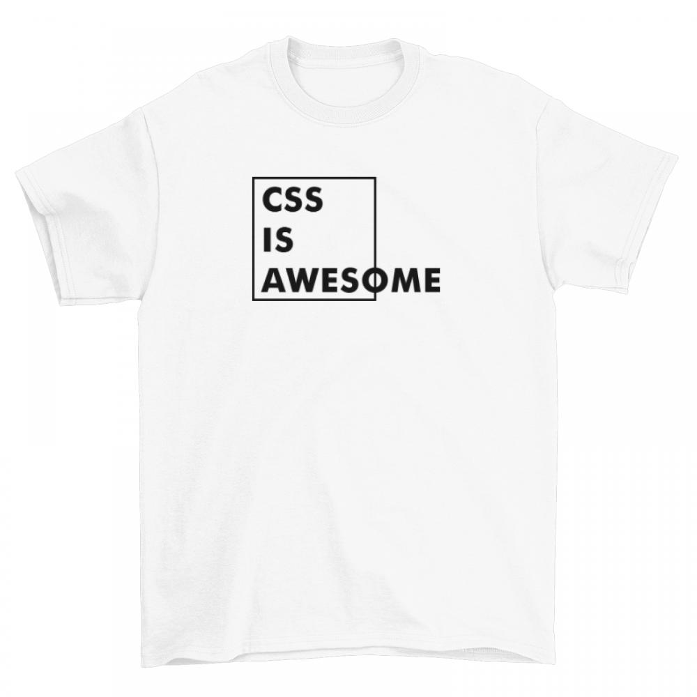 CSS is Awesome jasna koszulka męska