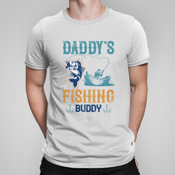 Daddy fishing buddy koszulka męska
