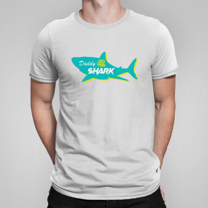 Daddy Shark hawajski koszulka męska