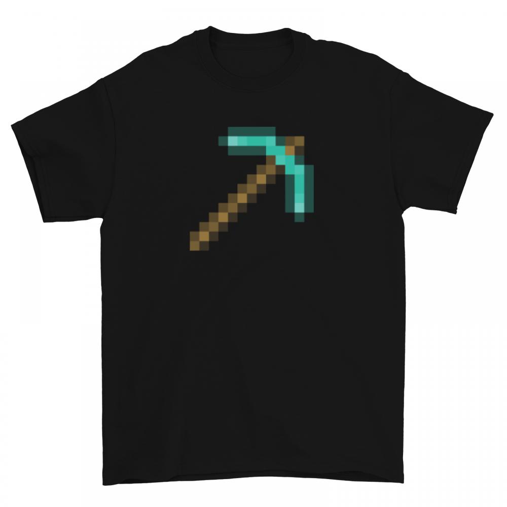 Diamentowy Kilof Minecraft koszulka męska