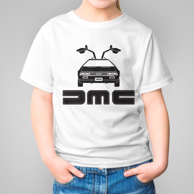 DMC-12 DeLorean black koszulka dziecięca