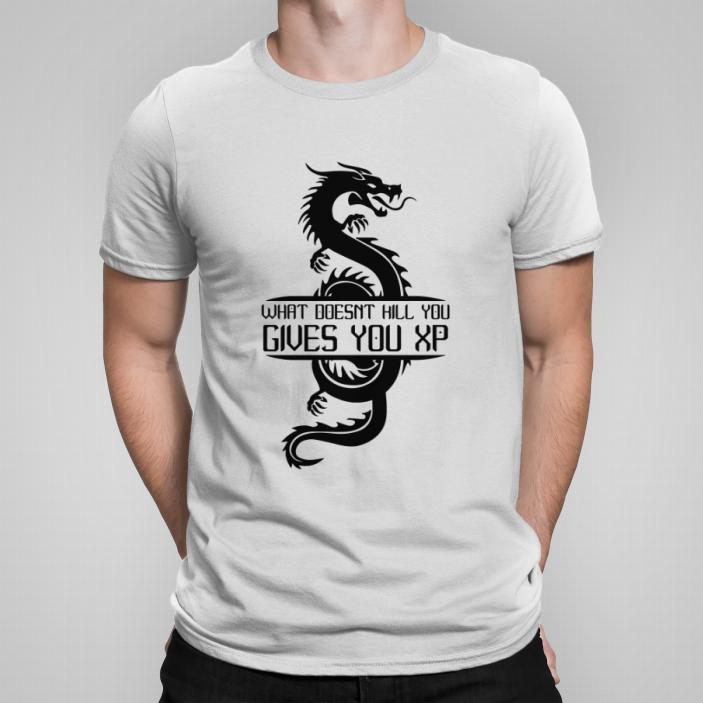 EXP Chinese dragon koszulka męska