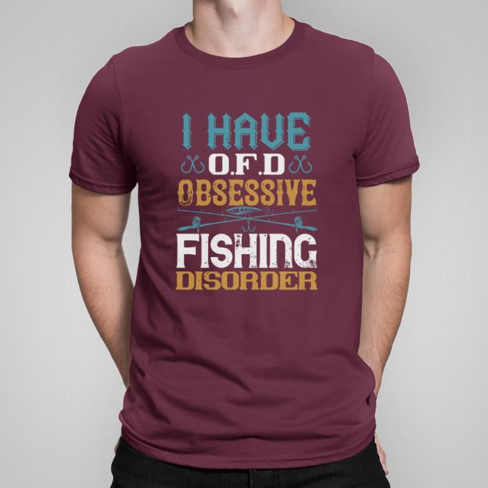 Fishing disorder koszulka męska