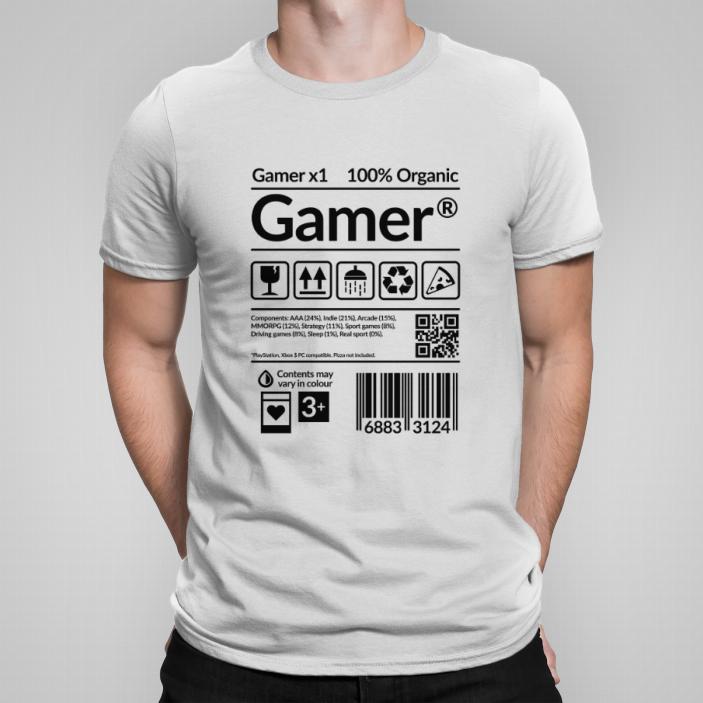 Gamer 100% koszulka męska