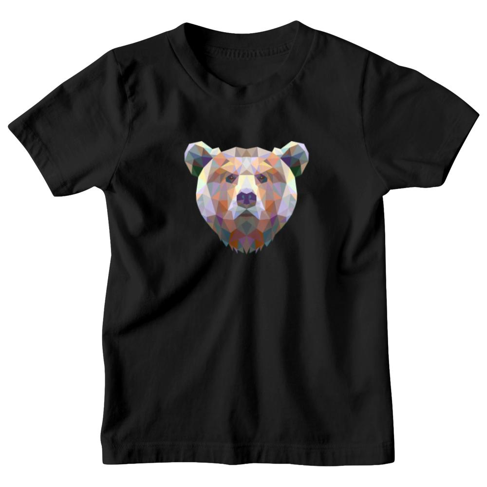 Geometryczny Niedźwiedź koszulka dziecięca
