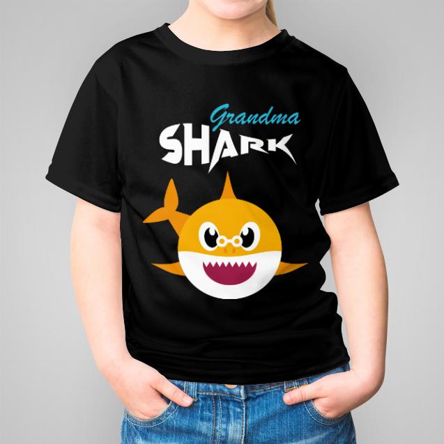 Grandma Shark 2 koszulka dziecięca